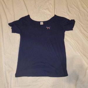 PINK Red, White, & Blue Dog Shirt